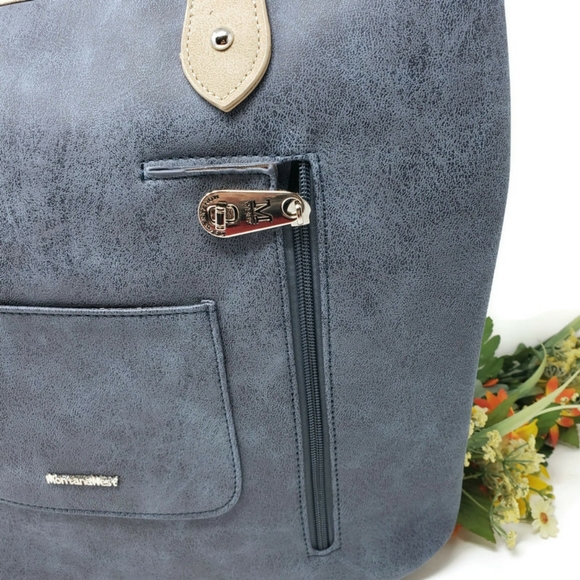 New - Montana West Sugar Skull Collection Concealed Carry Tote - Picture 5 of 7